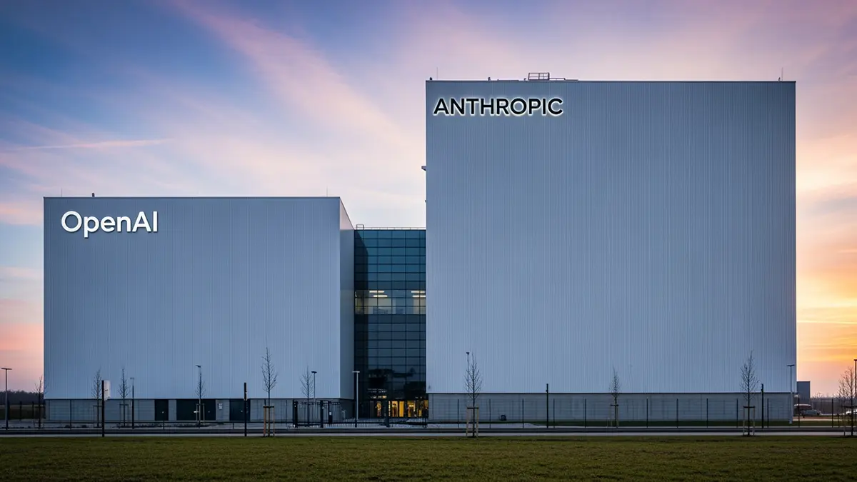 Zwei Rechenzentren nebeneinander